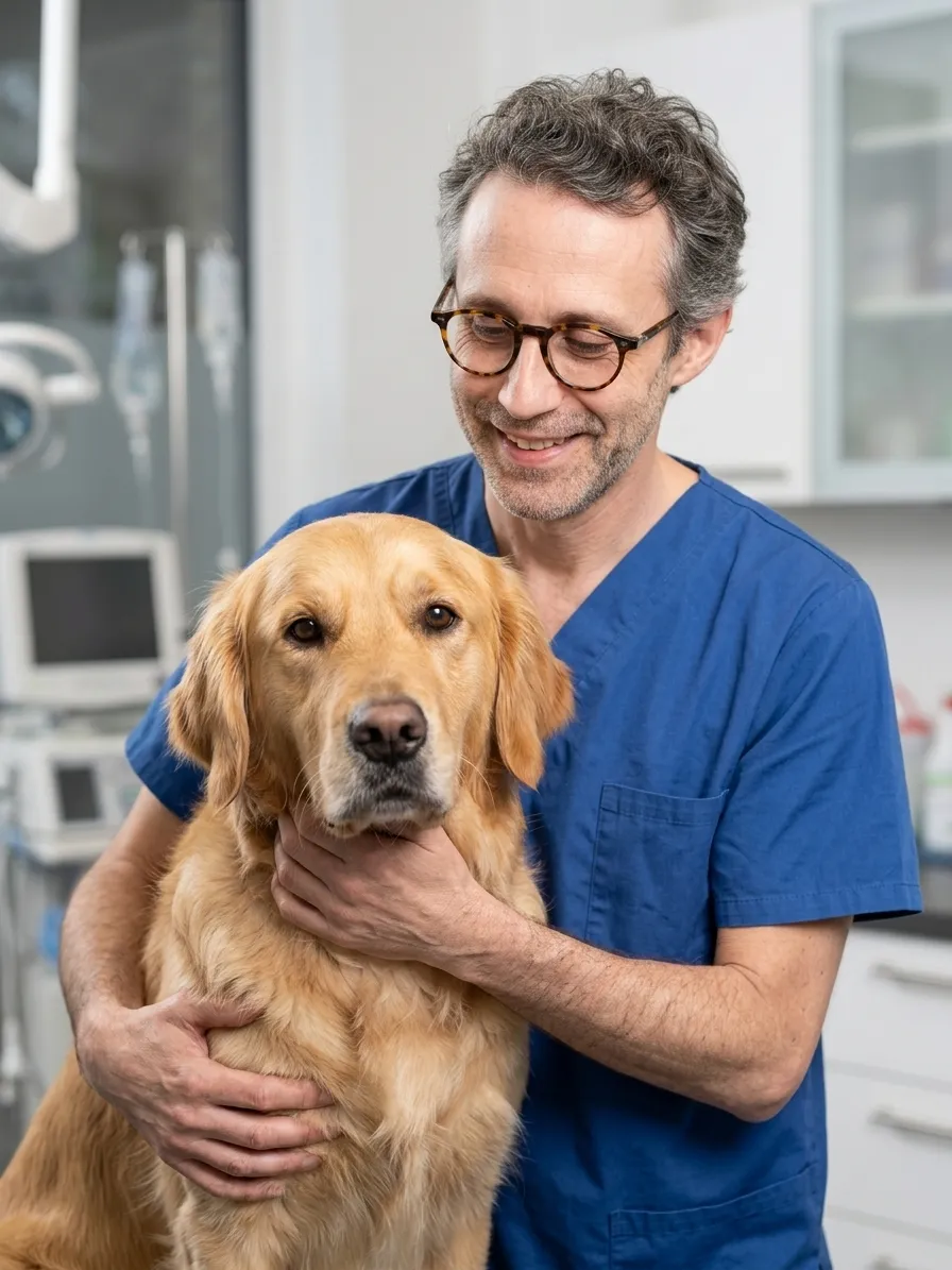 Exemple de portrait style Avec animal